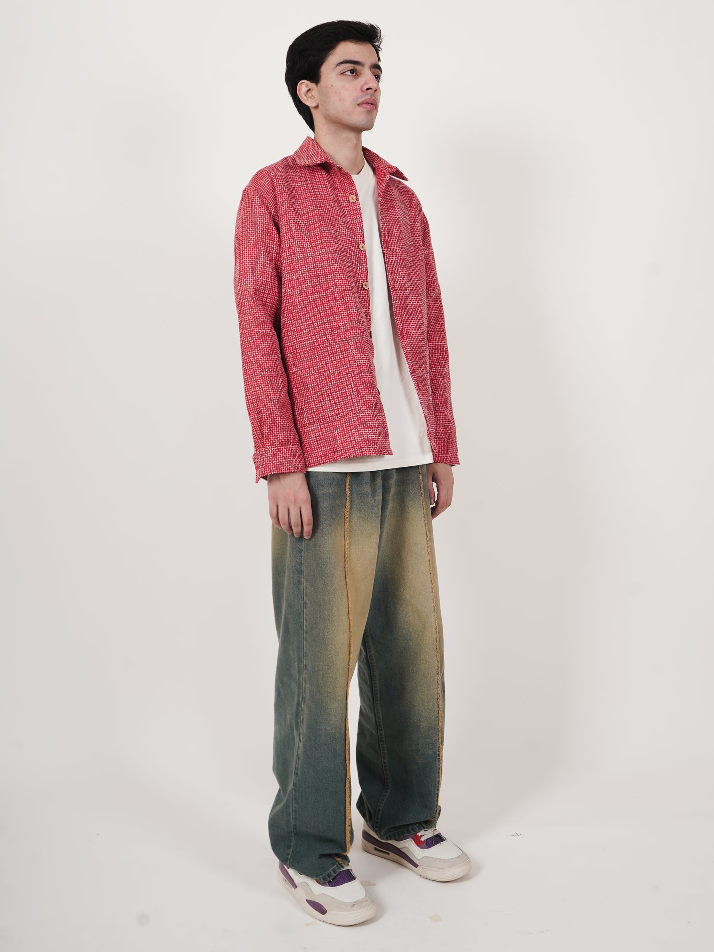 Redbrick Full Sleeves Shirt | Red