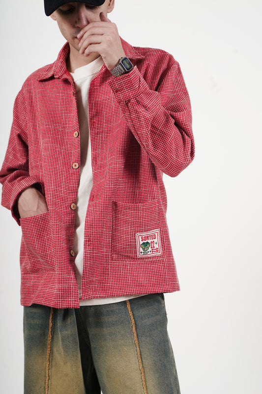 Redbrick Full Sleeves Shirt | Red
