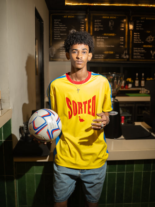 Golden Goal Yellow Football Jersey | Street Striker
