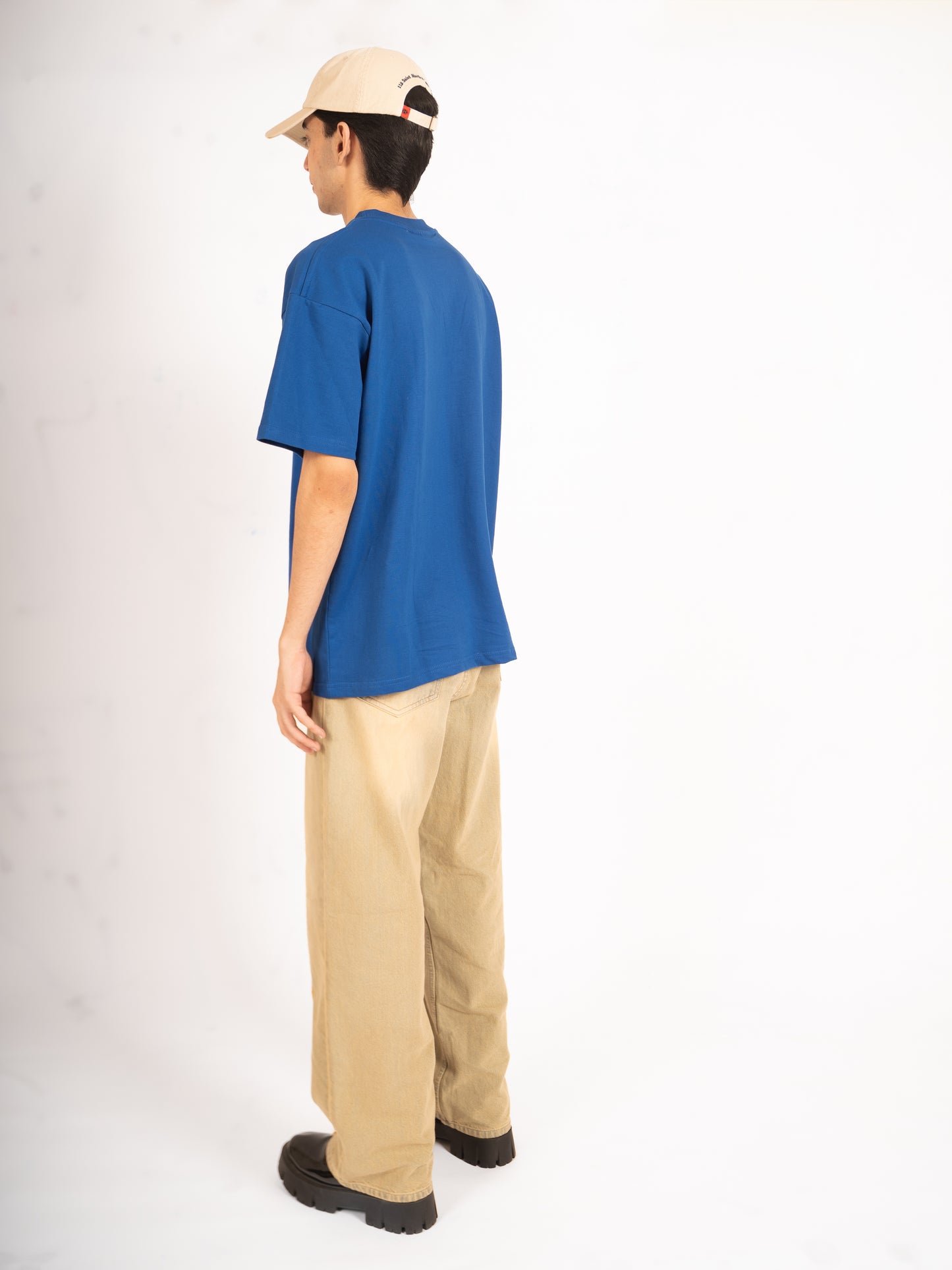 Sort It Flame T-Shirt | Blue - Oversized