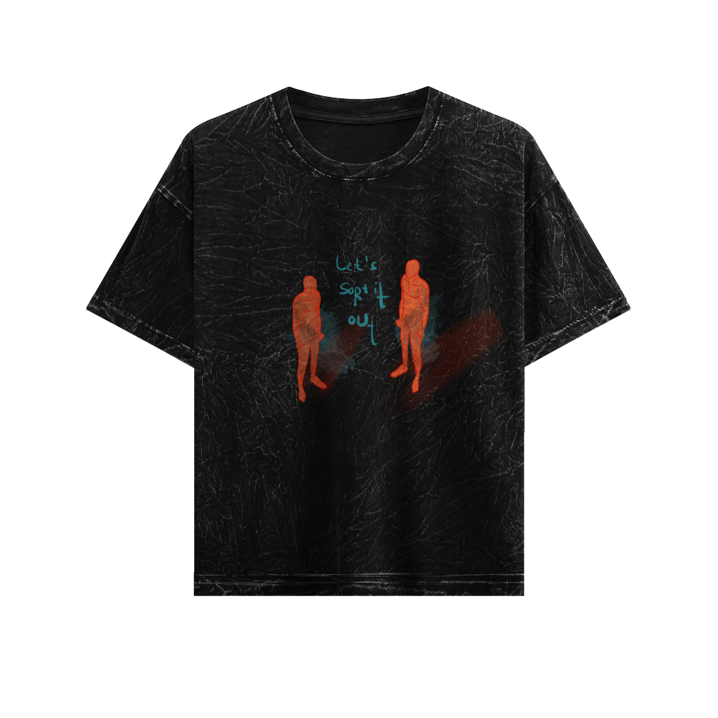 Sort it out | Black Acid Wash T-shirt