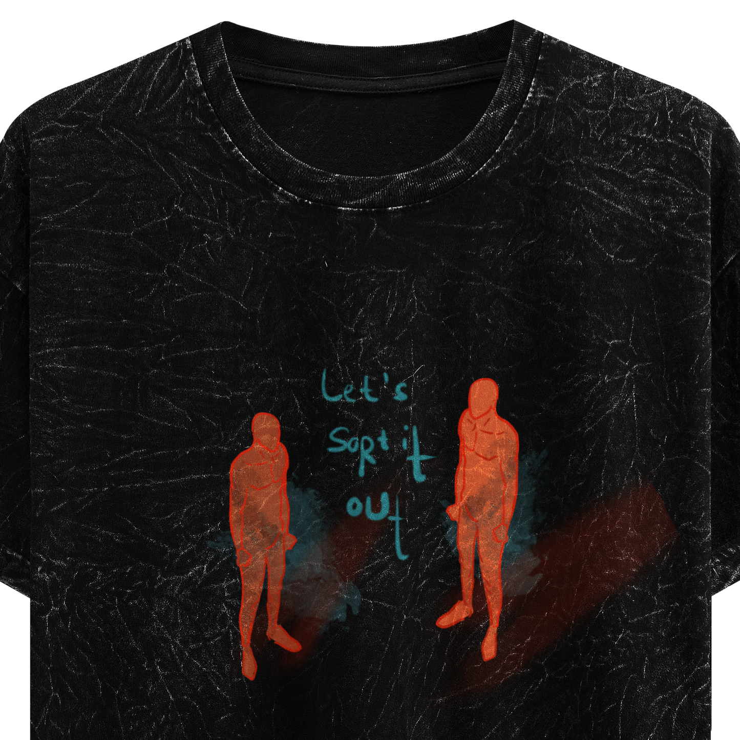 Sort it out | Black Acid Wash T-shirt