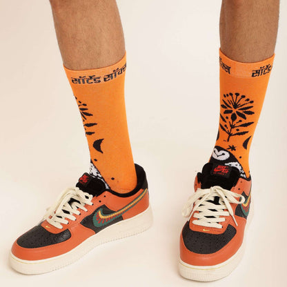 MONTAGE SOCKS IN ORANGE