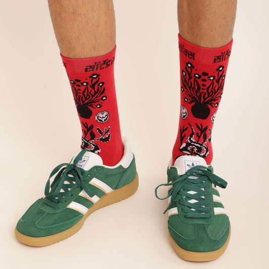 MONTAGE SOCKS IN RED