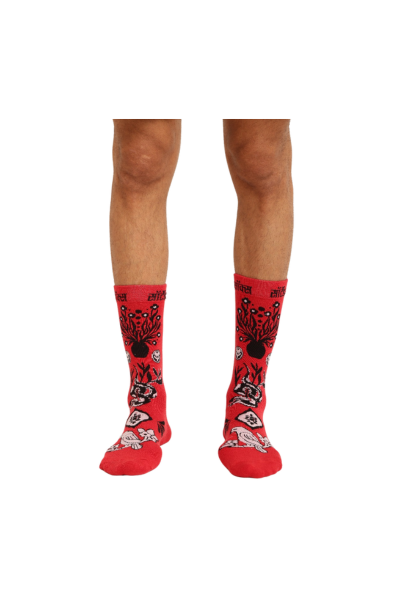 MONTAGE SOCKS IN RED