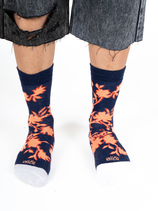 sortclub flow flame socks | blue