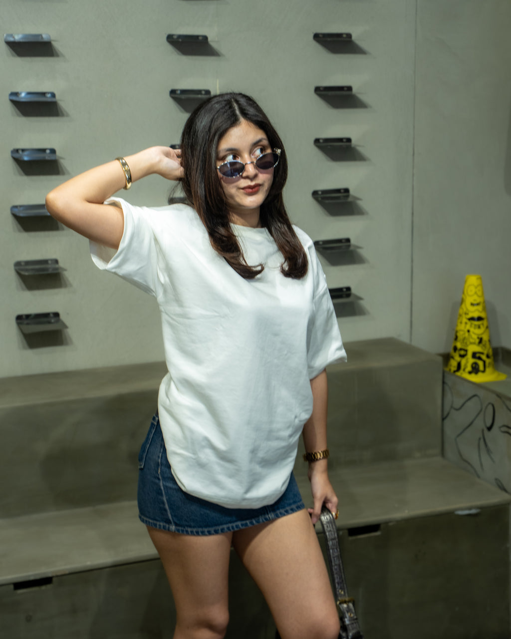 The Sorted Basic Oversized Tee : Sorted Off White