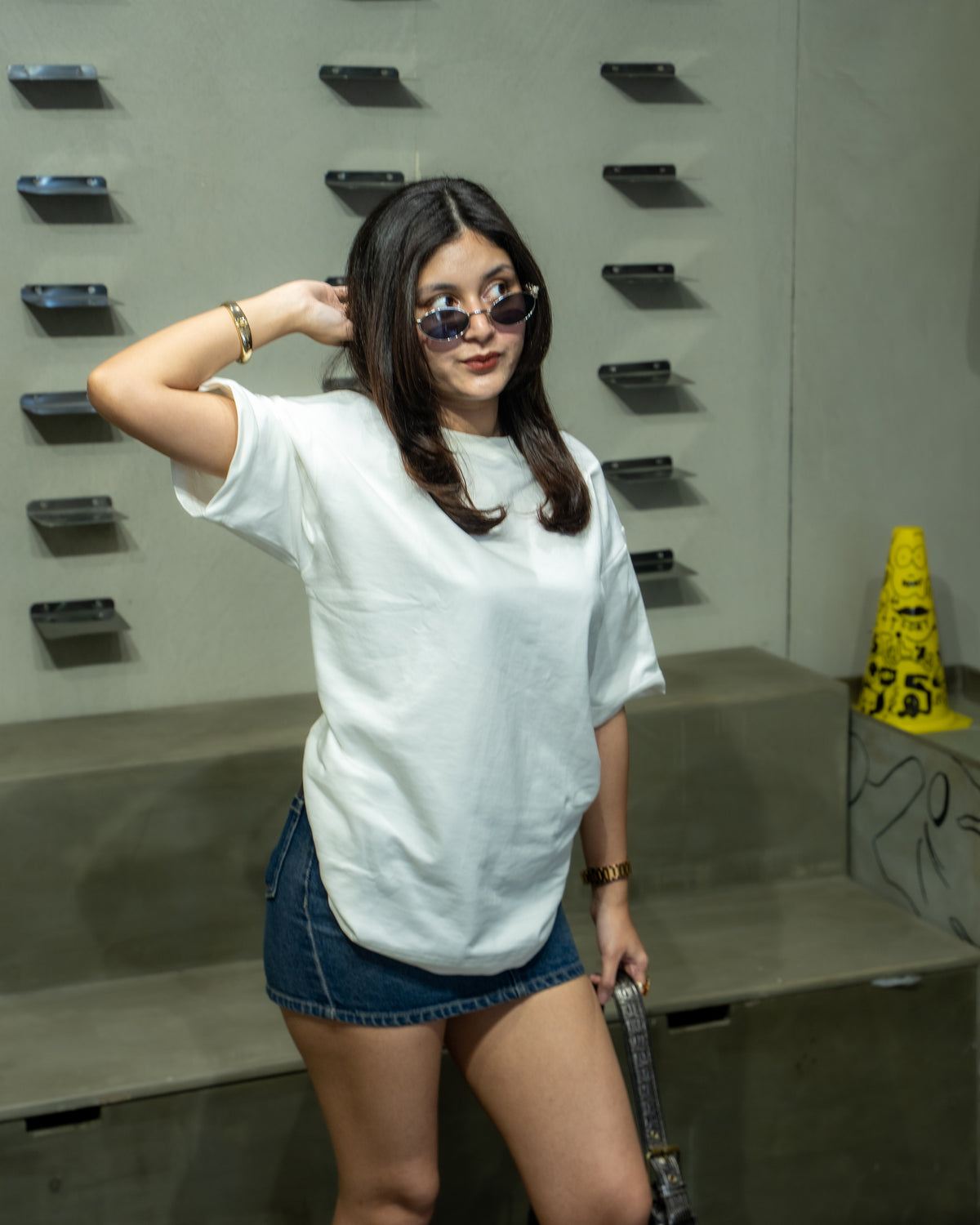 The Sorted Basic Oversized Tee : Sorted Off White
