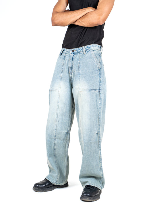 Wave Light Blue Sorted Denim