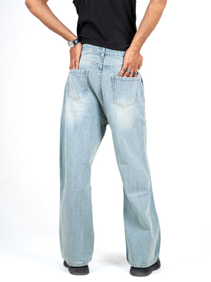 Wave Light Blue Sorted Denim