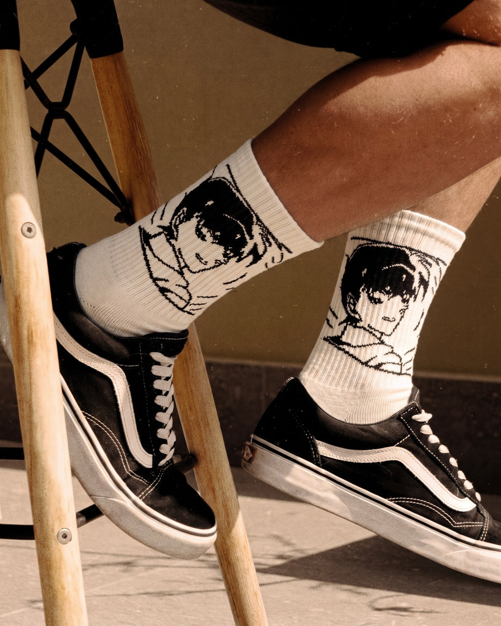 Off-White Anime Graphic Crew Socks
