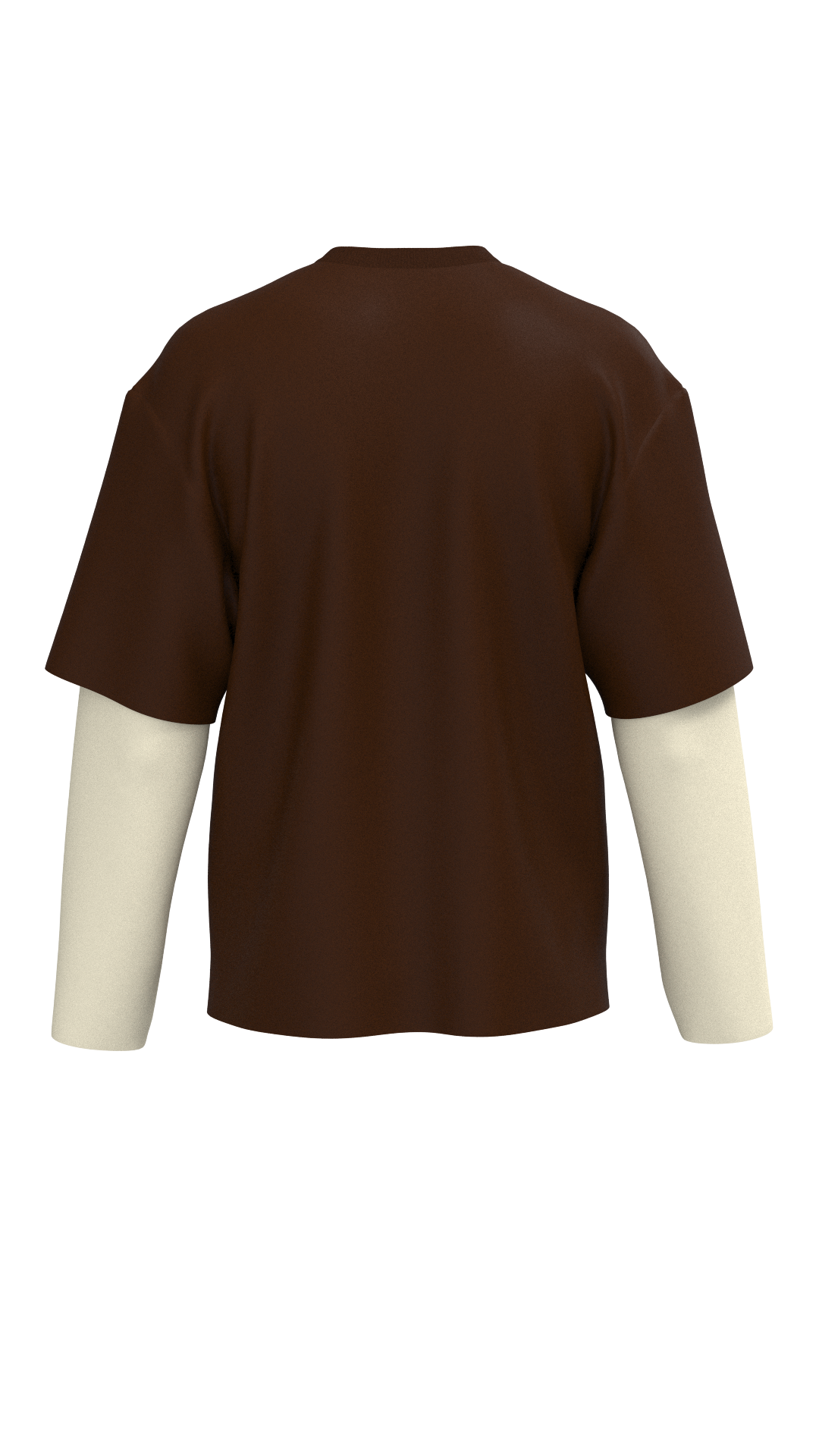 Revisit 80s Long Sleeves T-Shirt | Brown