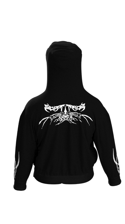 Dark Season Black and White Hoodie