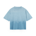 The Sorted Gradient Acid Wash Blue Oversized Tee