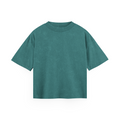 The Sorted Gradient Acid Wash Green Oversized Tee