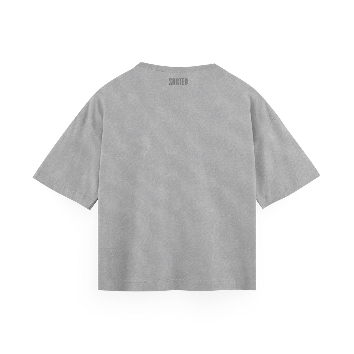 The Sorted Gradient Acid Wash Grey Oversized Tee