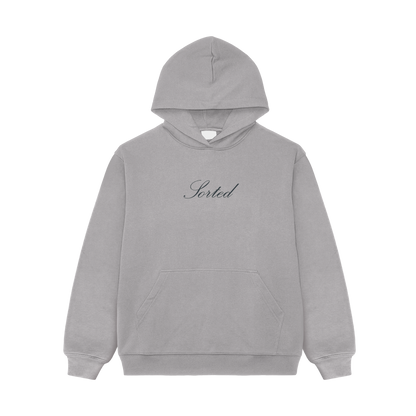 Sorted | Grey acid wash hoodie