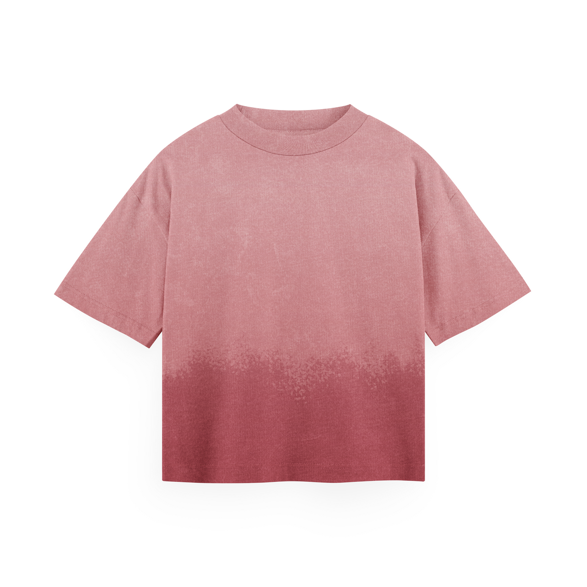The Sorted Gradient Acid Wash Pink Oversized Tee